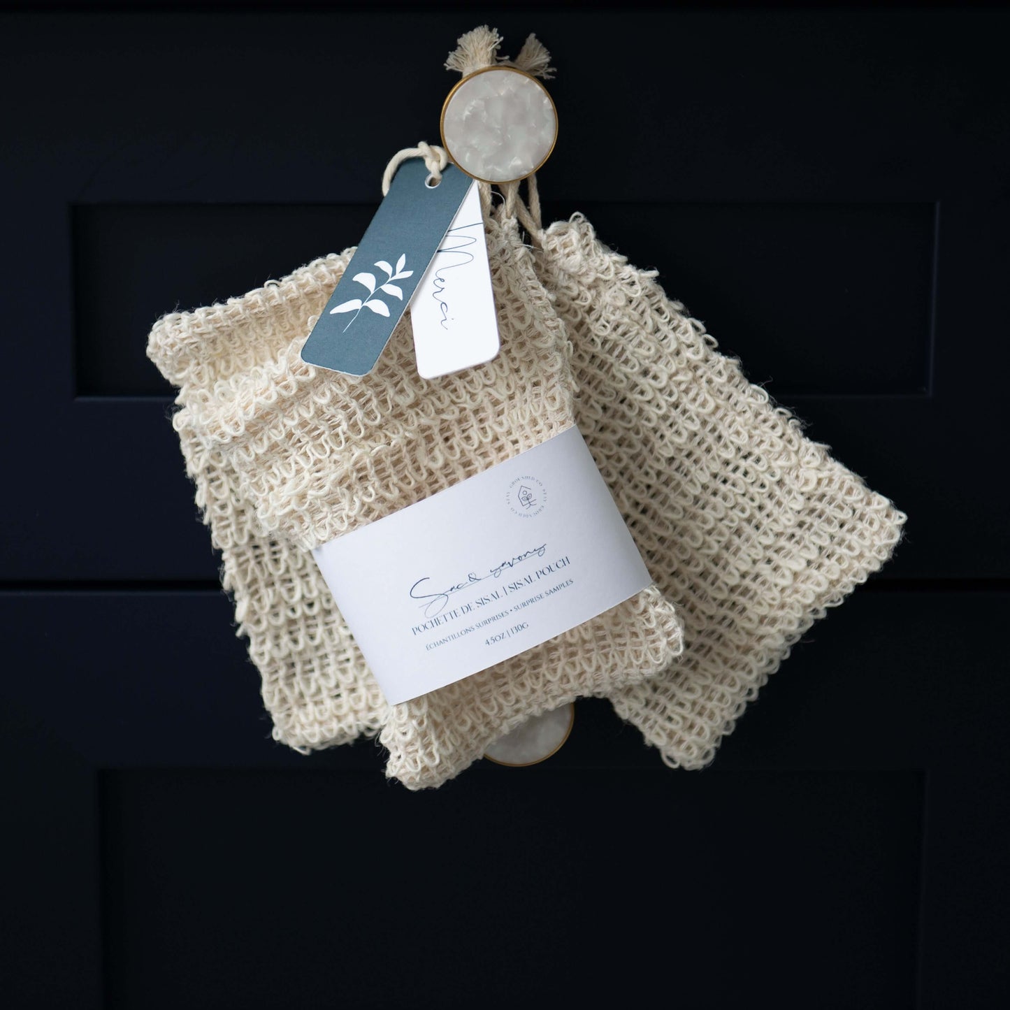 Savons & pochettes en sisal 100% naturel