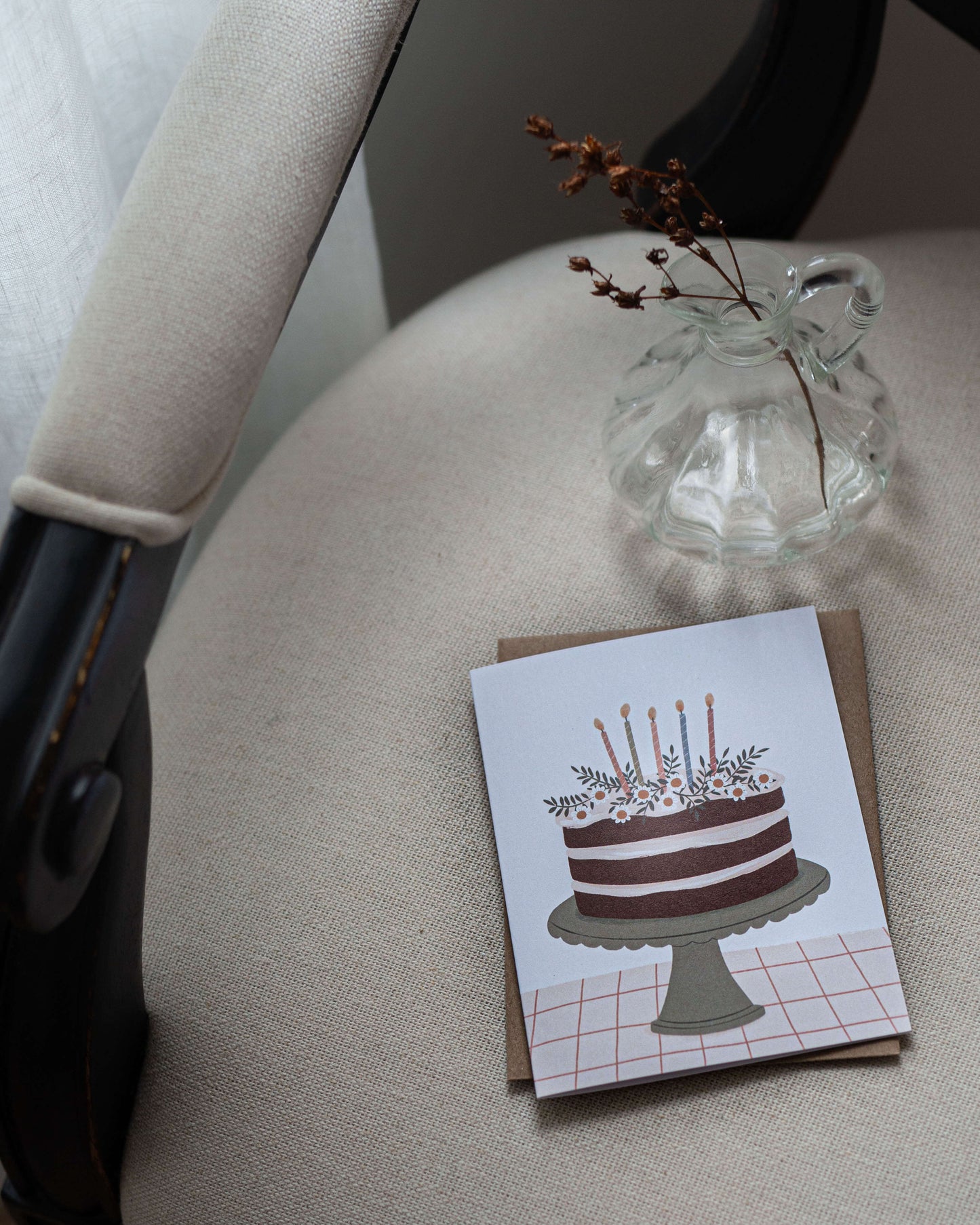 Birthday Cake Card ~ Joannie Houle | Floral Paper Co.