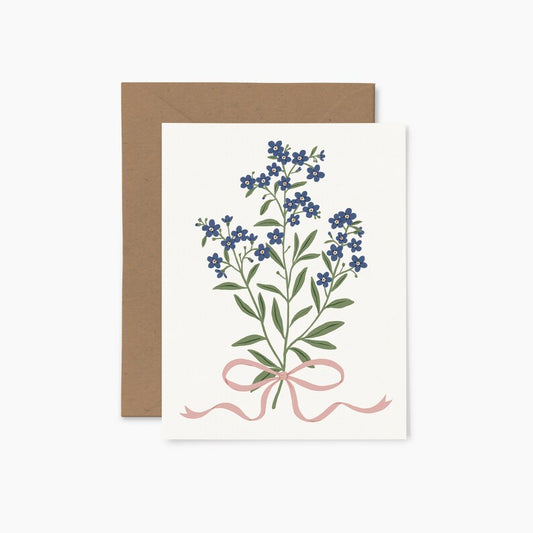 Carte Ruban rose ~ Joannie Houle | Papier fleuri co.
