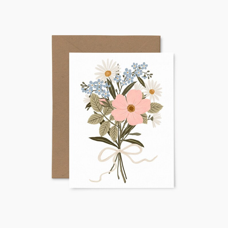 Carte Bouquet vintage | Joannie Houle