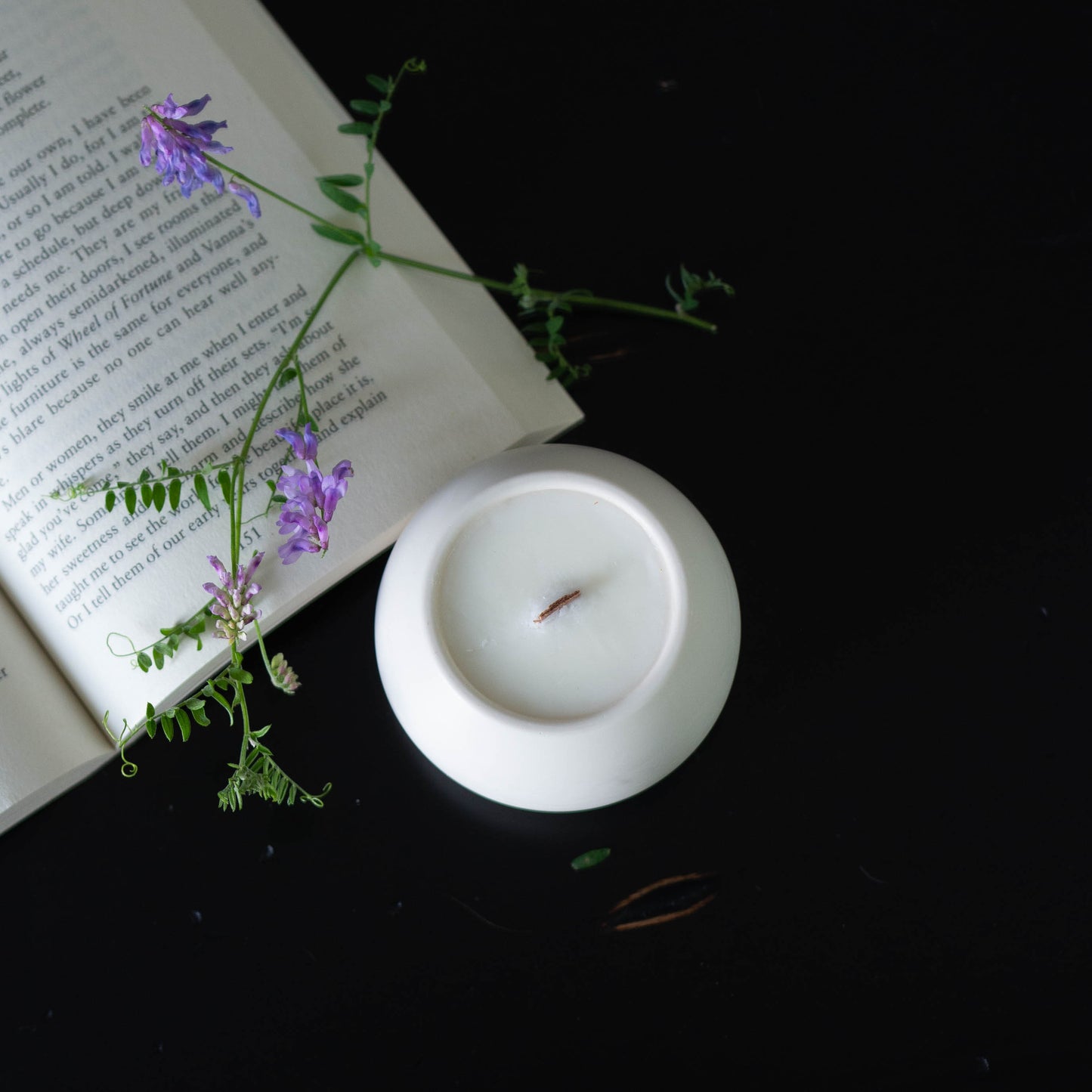 Bougie Violette & Géranium | Rêve de fleurs