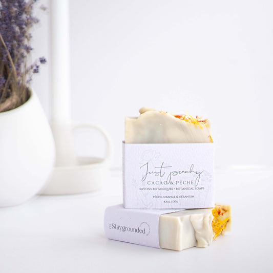 Savon beurre de cacao & Pêche | Just Peachy