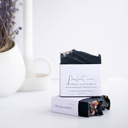 Savon Charbon actif & Bourbon | Perfect Men