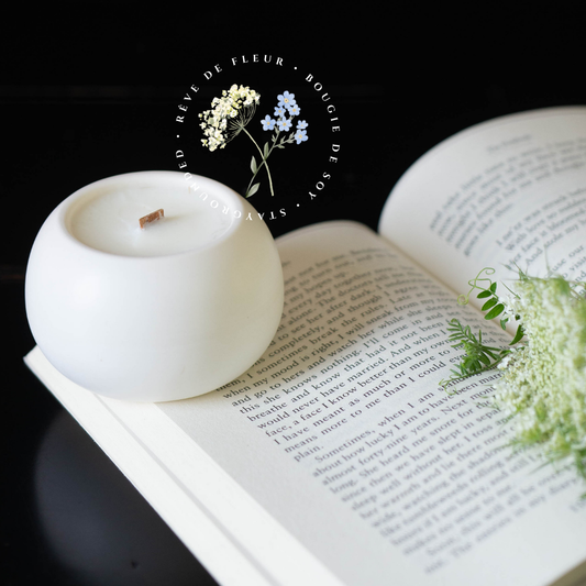 Bougie Violette & Géranium | Rêve de fleurs